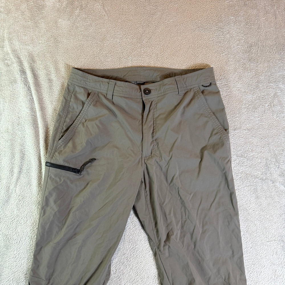 REI Co Op Mens Hiking Pants Size 32W x 32L Khaki Quick Dry Outdoor - Picture 3 of 13